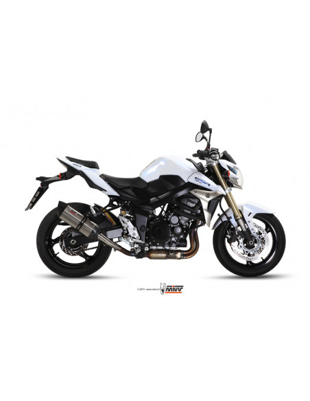 Silencieux MIVV Suono inox/casquette carbone Suzuki GSR 750