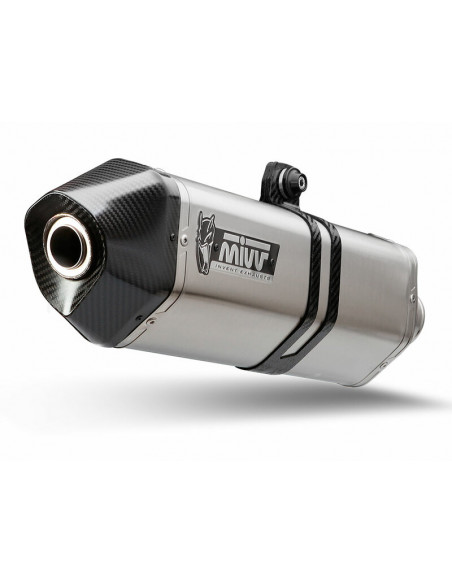 Silencieux MIVV Speed Edge inox/casquette carbone BMW R1250GS