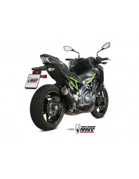 Silencieux MIVV GP-Pro carbone/casquette inox Kawasaki Z900