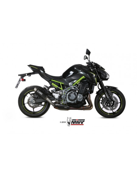 Silencieux MIVV GP-Pro carbone/casquette inox Kawasaki Z900
