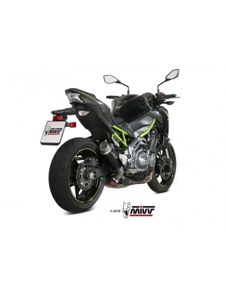 Silencieux MIVV GP-Pro Steel Black/casquette inox Kawasaki Z900