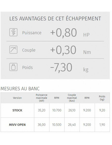 Silencieux MIVV GP inox noir casquette carbone Yamaha MT-03