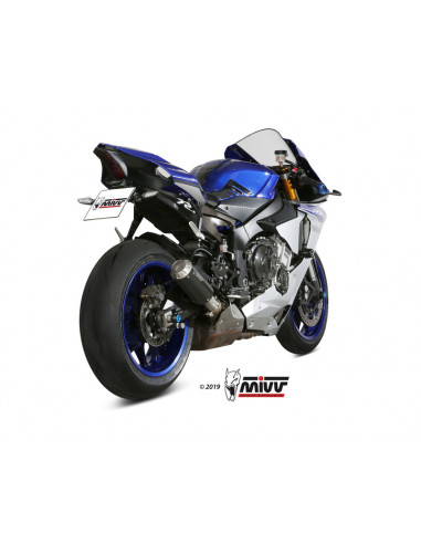 Silencieux MIVV MK3 Carbon/casquette inox Yamaha R1