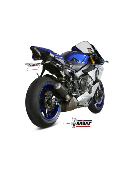 Silencieux MIVV MK3 Carbon/casquette inox Yamaha R1