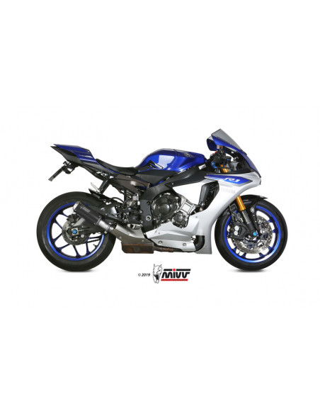 Silencieux MIVV MK3 Carbon/casquette inox Yamaha R1
