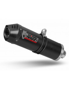 Silencieux MIVV Oval carbone/casquette carbone Benelli TRK 502 2