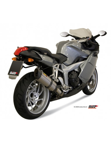 Silencieux MIVV Suono inox/casquette carbone BMW K1200 R/S/GT/LT