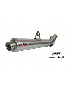 Silencieux MIVV X-Cone inox brossé Honda CB600F Hornet 2