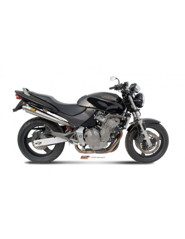Silencieux MIVV X-Cone inox brossé Honda CB600F Hornet