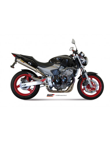 Silencieux MIVV X-Cone inox brossé Honda CB600F Hornet
