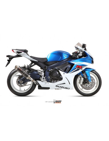 Silencieux MIVV GP carbone Suzuki GSX-R600/GSX-R750