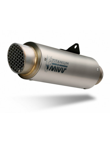 Silencieux MIVV GP Pro titane/casquette inox Honda CB500F