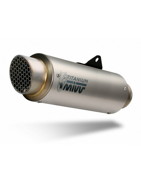 Silencieux MIVV GP Pro titane/casquette inox Honda CB500F