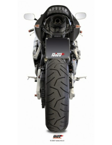 Silencieux MIVV Suono inox/casquette carbone Honda CBR600RR