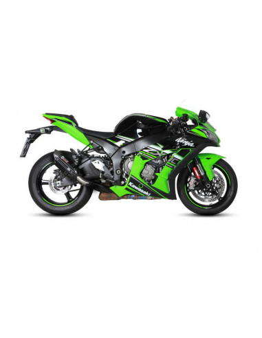 Silencieux MIVV Suono inox brossé noir Kawasaki ZX-10R