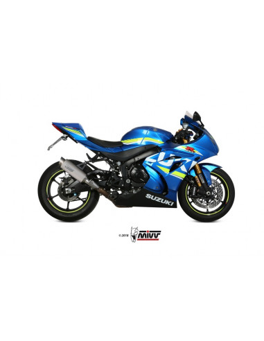 Silencieux MIVV GP-Pro titane/casquette titane Suzuki GSXR1000