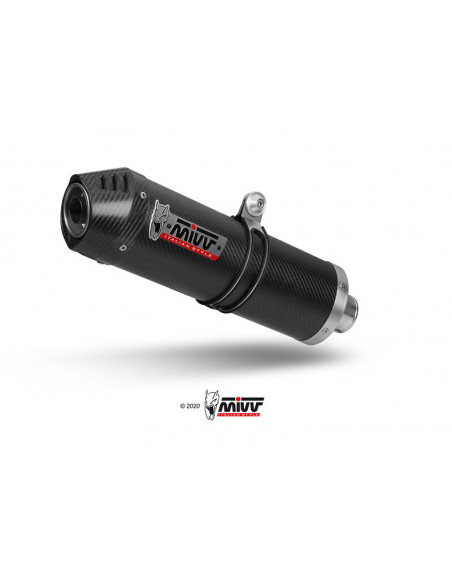 Silencieux MIVV Oval carbone - BMW S1000XR