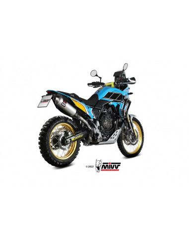 Silencieux MIVV Dakar Slip-On acier inoxydable - Yamaha Ténéré 700 19-22