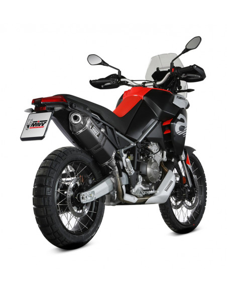 Silencieux MIVV Speed Edge Slip-On acier inoxydable noir - Aprilia Tuareg 660