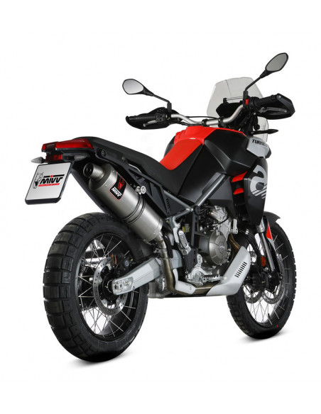 Silencieux MIVV Dakar Slip-On acier inoxydable - Aprilia Tuareg 660