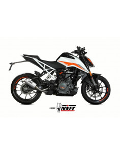 Silencieux MIVV MK3 Slip-On acier inoxydable - KTM 125 / 390 Duke