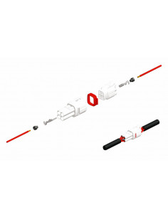 Jeu de connectiques 2 voies série 090 SMTO BIHR type origine Ø0,85mm²/1,25mm² - 5 jeux complets 2