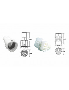 Jeu de connectiques 3 voies série 090 SMTO BIHR type origine Ø0,85mm²/1,25mm² - 5 jeux complets