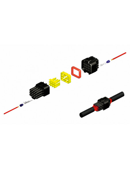 Cosse femelle série 090 FRKW BIHR Ø0,5mm²/0,85mm²