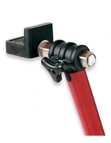 Béquille arrière universelle BIKE LIFT bleu avec supports caoutchouc en "L"