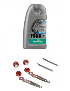Kit clapets BITUBO + huile de fourche MOTOREX Honda CBR600RR