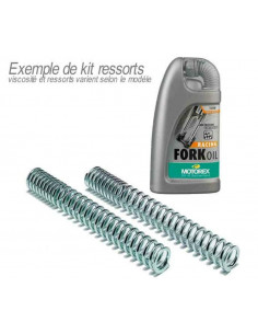 Kit ressort de fourche BITUBO tarage progressif avec huile de fourche MOTOREX Honda CBR900RR