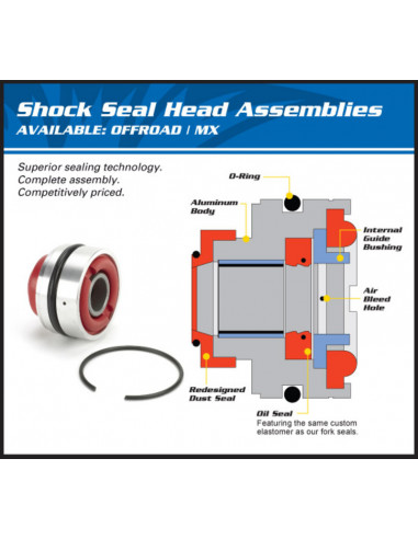 Joint tige d'amortisseur ALL BALLS - Yamaha YZ80