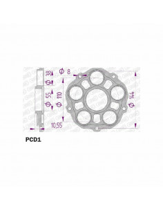 Support de couronne AFAM - Type 51608/51607 2