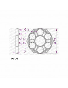 Support de couronne AFAM - Type 51804/51803 2