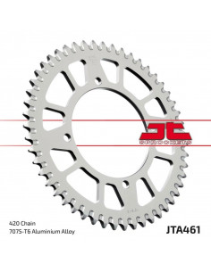 Couronne JT SPROCKETS aluminium ultra-light anti-boue 461 - 420 2