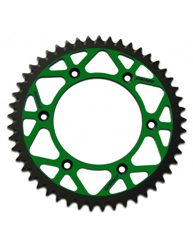 Couronne PBR Twin Color aluminium ultra-light anti-boue anodisé dur 489 - 520