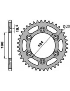 Couronne PBR acier standard 1027 - 520