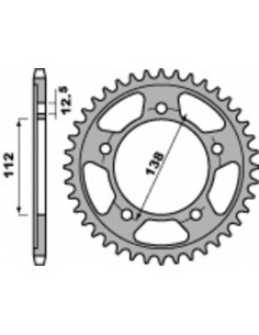 Couronne PBR acier standard 4357 - 525