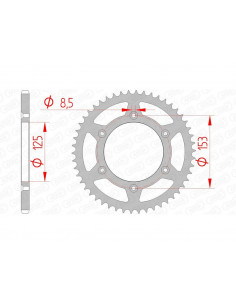 Couronne AFAM acier standard 10212 - 520