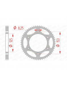 Couronne AFAM acier standard 10228 - 428