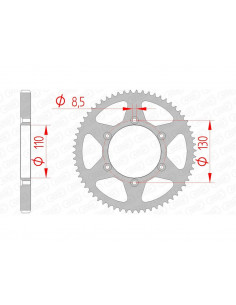 Couronne AFAM acier standard 116100 - 420