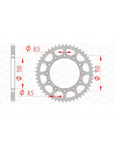 Couronne AFAM acier standard 12323 - 520