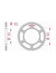 Couronne AFAM acier standard 12305 - 520