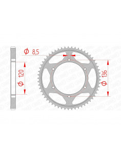 Couronne AFAM acier standard 12313 - 428