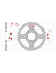Couronne AFAM acier standard 12112 - 420