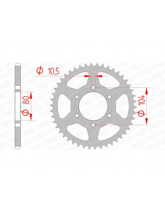 Couronne AFAM acier standard 16606 - 520