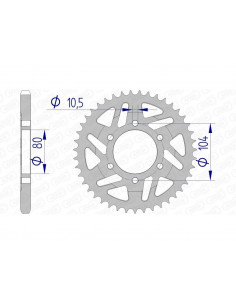 Couronne AFAM aluminium 17610525