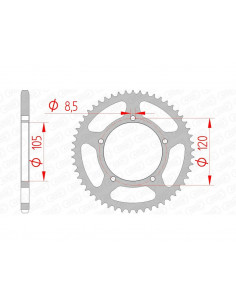 Couronne AFAM acier standard 35103 - 420