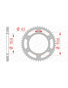 Couronne AFAM acier standard 35304 - 520