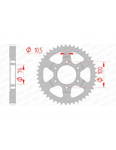 Couronne AFAM acier standard 14902 - 530